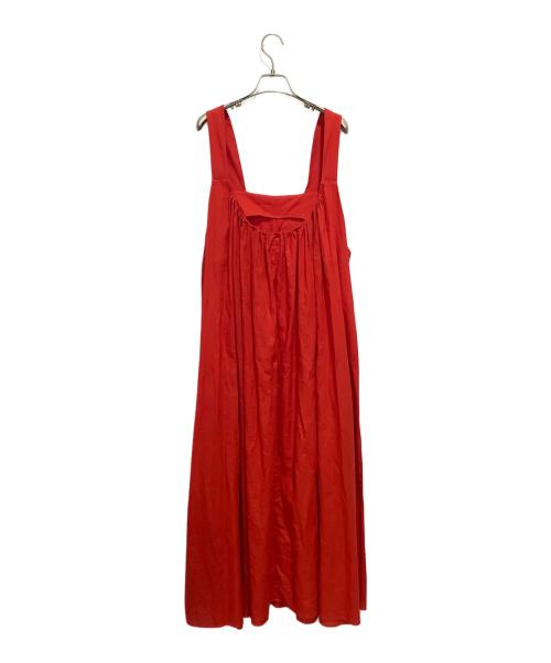 HeRIN.CYE（ヘリンドットサイ）HeRIN.CYE (ヘリンドットサイ) Back open dress レッド サイズ:FREEの古着・服飾アイテム
