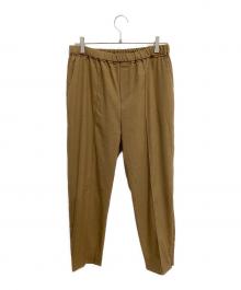 journal standard luxe（ジャーナルスタンダード ラックス）の古着「TRストレッチ Zipテーパーパンツ」｜ブラウン
