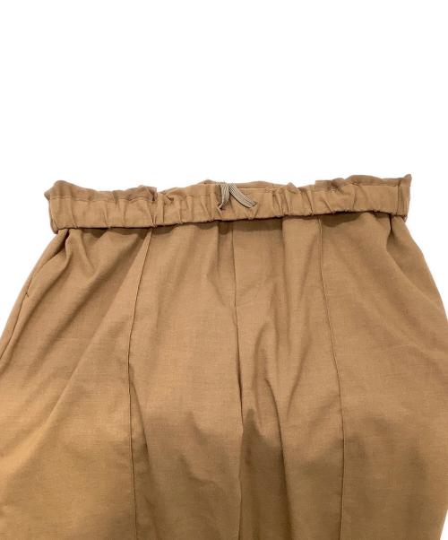 journal standard luxe（ジャーナルスタンダード ラックス）JOURNAL STANDARD LUXE (ジャーナルスタンダード ラックス) TRストレッチ Zipテーパーパンツ ブラウン サイズ:Mの古着・服飾アイテム