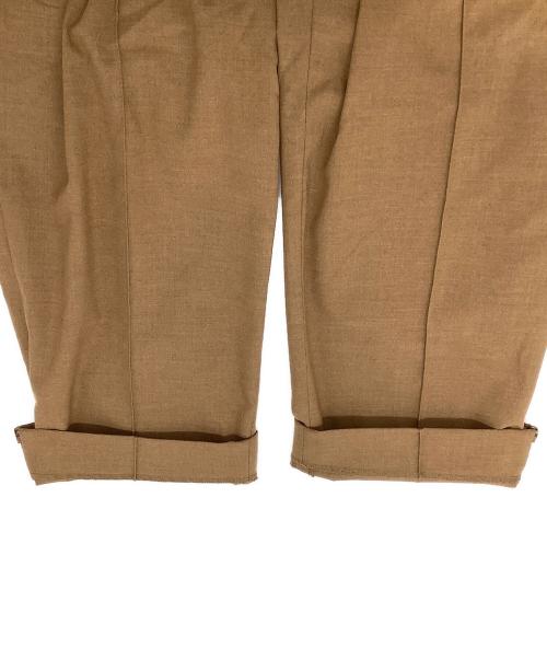 journal standard luxe（ジャーナルスタンダード ラックス）JOURNAL STANDARD LUXE (ジャーナルスタンダード ラックス) TRストレッチ Zipテーパーパンツ ブラウン サイズ:Mの古着・服飾アイテム