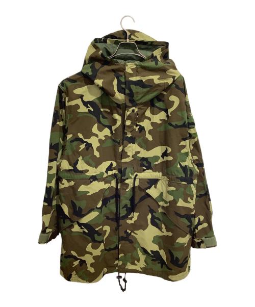 BEAMS（ビームス）BEAMS (ビームス) ビッグECWCSパーカー ブラック×オリーブ サイズ:S 未使用品の古着・服飾アイテム