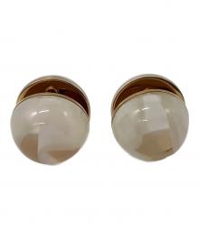 BURBERRY（バーバリー）の古着「スケルトンピアス」｜ゴールド×ホワイト