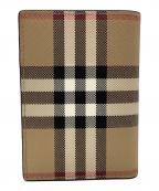 BURBERRYバーバリー）の古着「カードケース」｜ベージュ×ブラック×ホワイト