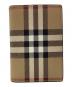 BURBERRY (バーバリー) カードケース ベージュ×ブラック×ホワイト：10000円