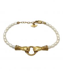 MISSOMA（ミッソマ）の古着「パールブレスレット」｜ホワイト×ゴールド