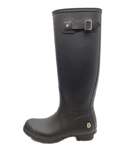 HUNTER（ハンター）HUNTER (ハンター) Disney (ディズニー) トールレインブーツ ブラック サイズ:UK6の古着・服飾アイテム