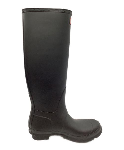 HUNTER（ハンター）HUNTER (ハンター) Disney (ディズニー) トールレインブーツ ブラック サイズ:UK6の古着・服飾アイテム