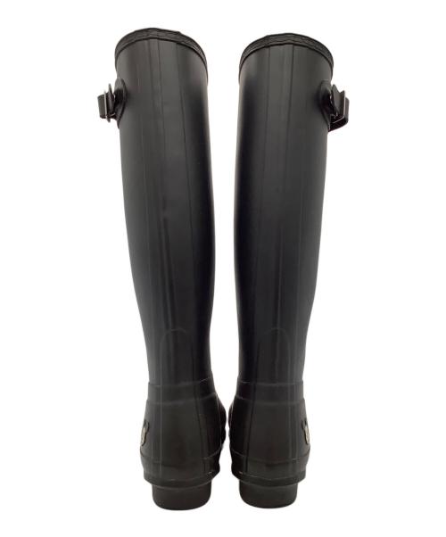 HUNTER（ハンター）HUNTER (ハンター) Disney (ディズニー) トールレインブーツ ブラック サイズ:UK6の古着・服飾アイテム