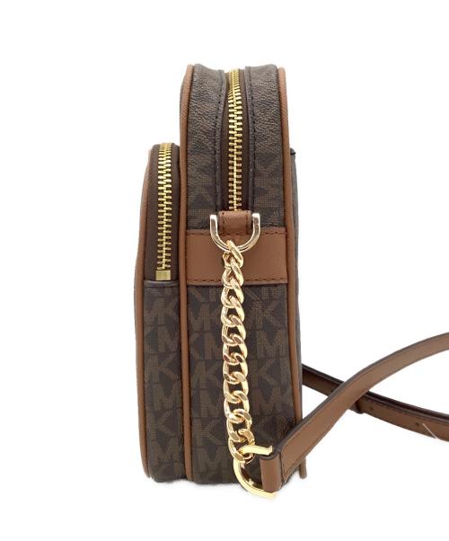 MICHAEL KORS（マイケル・コース）MICHAEL KORS (マイケルコース) ショルダーバッグ ブラウンの古着・服飾アイテム