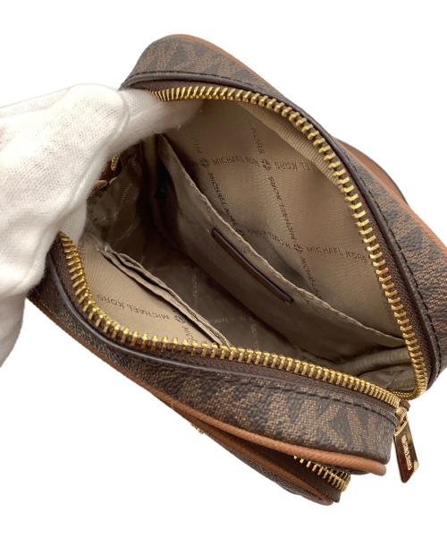 MICHAEL KORS（マイケル・コース）MICHAEL KORS (マイケルコース) ショルダーバッグ ブラウンの古着・服飾アイテム
