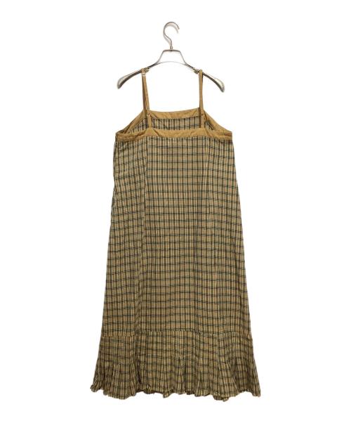 susuri（ススリ）SUSURI (ススリ) フルッタードレス ベージュ サイズ:1の古着・服飾アイテム