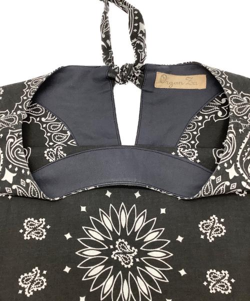 ORGAN ZA（オルガンザ）ORGAN ZA (オルガンザ) ペイズリーワンピース ブラック サイズ:FREEの古着・服飾アイテム
