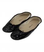 E.PORSELLIポルセリ）の古着「バレエシューズ」｜ブラック