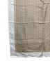 中古・古着 BURBERRY (バーバリー) BT柄 大判スカーフ グレー×ベージュ：30000円