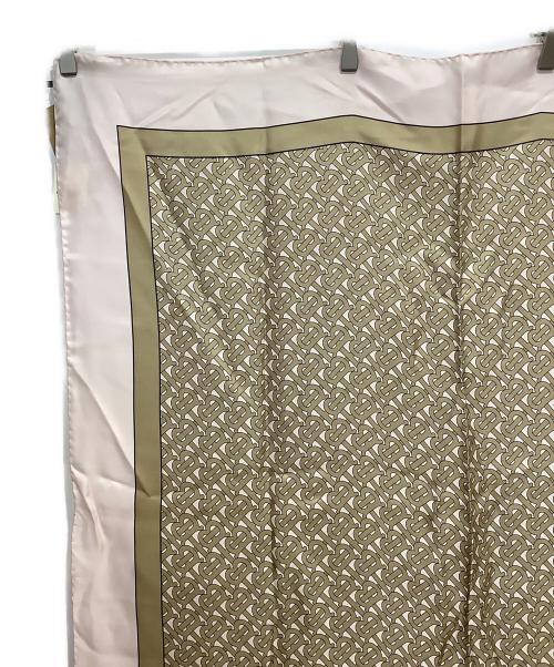 BURBERRY（バーバリー）BURBERRY (バーバリー) BT柄 大判ストール ピンクベージュの古着・服飾アイテム