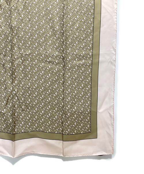 BURBERRY（バーバリー）BURBERRY (バーバリー) BT柄 大判ストール ピンクベージュの古着・服飾アイテム