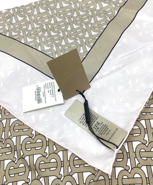 BURBERRY（バーバリー）BURBERRY (バーバリー) BT柄 大判ストール ピンクベージュの古着・服飾アイテム
