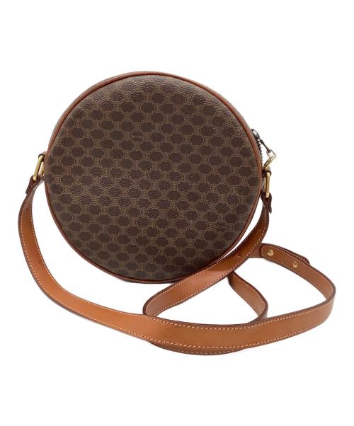 CELINE（セリーヌ）CELINE (セリーヌ) マカダム ショルダーバッグ ブラウンの古着・服飾アイテム