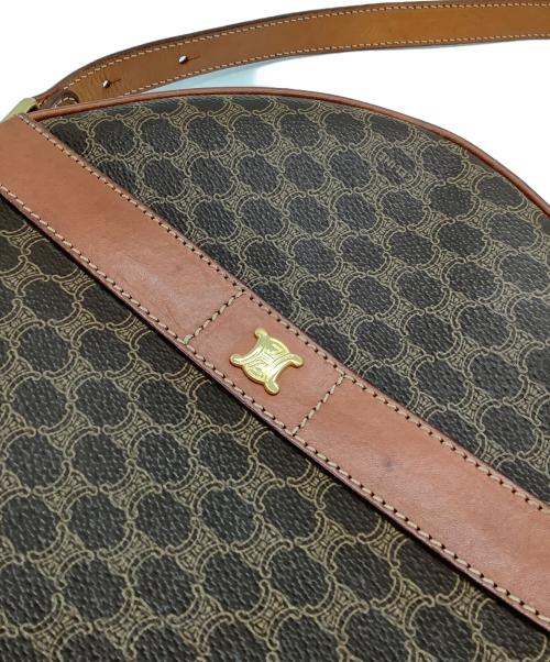 CELINE（セリーヌ）CELINE (セリーヌ) マカダム ショルダーバッグ ブラウンの古着・服飾アイテム