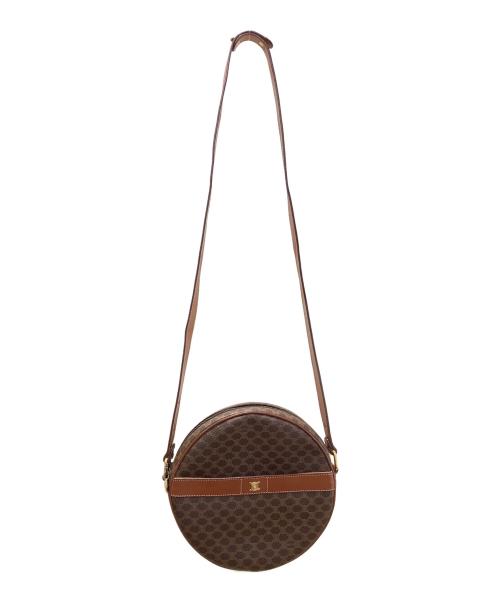 CELINE（セリーヌ）CELINE (セリーヌ) マカダム ショルダーバッグ ブラウンの古着・服飾アイテム