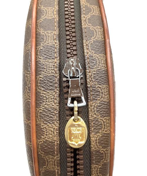 CELINE（セリーヌ）CELINE (セリーヌ) マカダム ショルダーバッグ ブラウンの古着・服飾アイテム