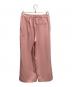 BALLSEY (ボールジィ) パウダリーストレッチツイル セミワイドパンツ ピンク サイズ:S：5000円