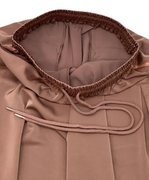 CYAN TOKYO（シアン トーキョー）CYAN TOKYO (シアン トーキョー) ワッシャーラインサテンジョグPT ベージュ サイズ:Fの古着・服飾アイテム