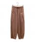 CYAN TOKYO（シアン トーキョー）の古着「ワッシャーラインサテンジョグPT」｜ベージュ