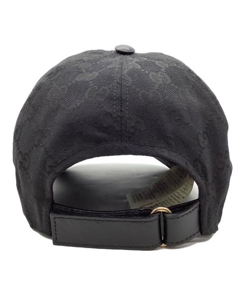 GUCCI（グッチ）GUCCI (グッチ) GG キャップ ブラックの古着・服飾アイテム