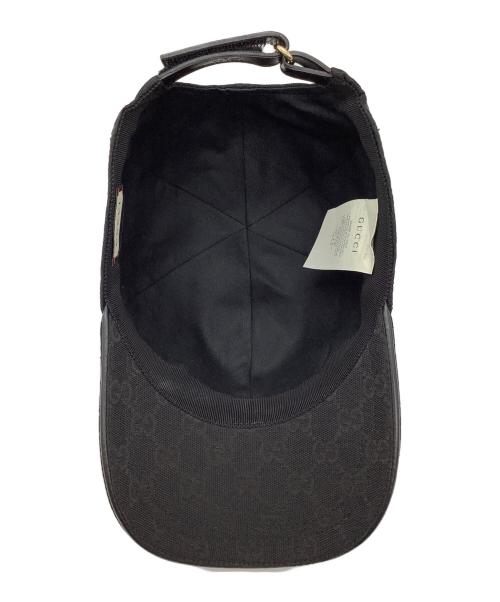 GUCCI（グッチ）GUCCI (グッチ) GG キャップ ブラックの古着・服飾アイテム