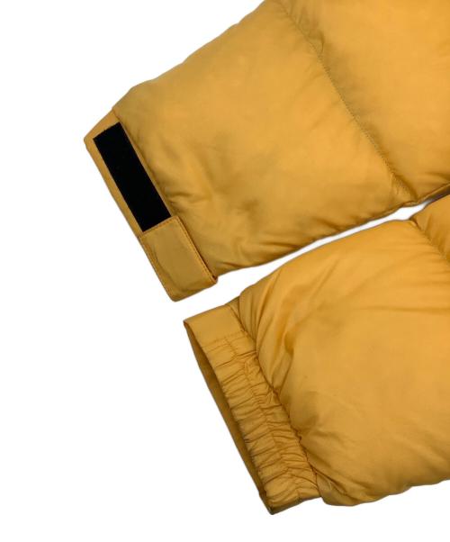 THE NORTH FACE（ザ ノース フェイス）THE NORTH FACE (ザ ノース フェイス) ヌプシダウンジャケット ブラック×イエロー サイズ:XLの古着・服飾アイテム