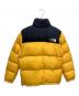 THE NORTH FACE (ザ ノース フェイス) ヌプシダウンジャケット ブラック×イエロー サイズ:XL：15000円