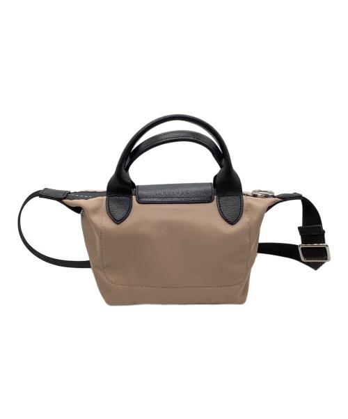 LONGCHAMP（ロンシャン）LONGCHAMP (ロンシャン) ル プリアージュ エナジー XS ブラック×ベージュの古着・服飾アイテム