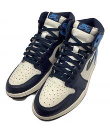 NIKE（ナイキ）の古着「AIR JORDAN 1 RETRO HIGH OG」｜ブルー×ホワイト
