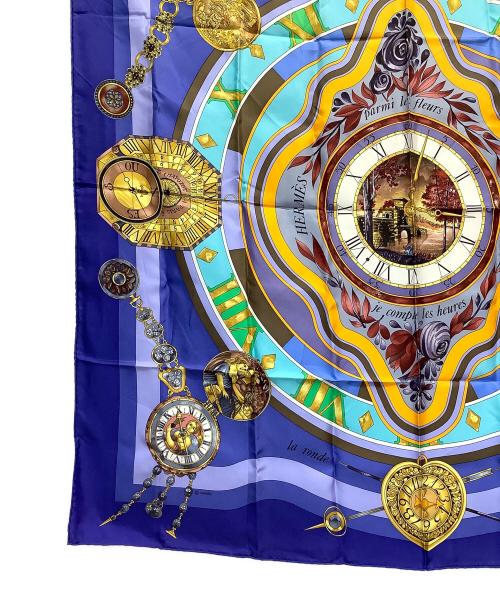 HERMES（エルメス）HERMES (エルメス) スカーフ ブルーの古着・服飾アイテム