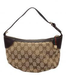 GUCCI（グッチ）の古着「GG ハンドポーチ」｜ブラウン
