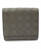 BOTTEGA VENETAボッテガベネタ）の古着「3つ折り財布」｜グレー