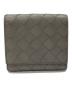 BOTTEGA VENETA（ボッテガベネタ）の古着「3つ折り財布」｜グレー