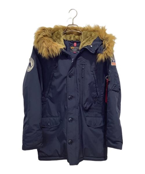 ALPHA（アルファ）ALPHA (アルファ) ミリタリージャケット ネイビー サイズ:Mの古着・服飾アイテム