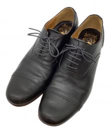 chausser（ショセ）の古着「ストレートチップレースアップシューズ」｜ブラック