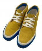SOLSソルズ）の古着「pillowHeat スウェードシューズ」｜イエロー×ブルー
