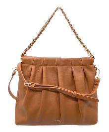 FIRANO（フィラノ）の古着「2WAYレザーショルダーバッグ」｜ブラウン