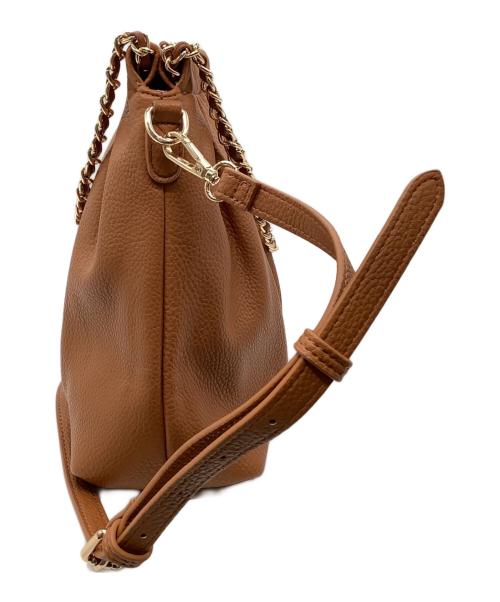 FIRANO（フィラノ）FIRANO (フィラノ) 2WAYレザーショルダーバッグ ブラウンの古着・服飾アイテム