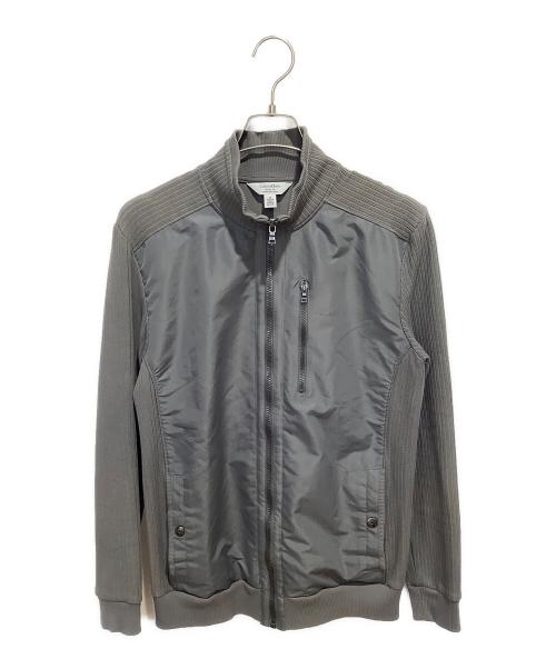 Calvin Klein（カルバンクライン）Calvin Klein (カルバンクライン) 切替ジップアップジャケット グレー サイズ:Mの古着・服飾アイテム