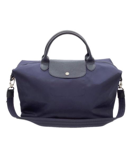 LONGCHAMP（ロンシャン）LONGCHAMP (ロンシャン) ルプリアージュ L ネイビーの古着・服飾アイテム