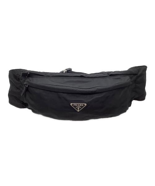 PRADA（プラダ）PRADA (プラダ) ウエストバッグ ブラックの古着・服飾アイテム