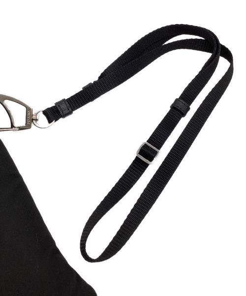 PRADA（プラダ）PRADA (プラダ) ショルダーポーチ ＆  スマートフォンケース ブラックの古着・服飾アイテム