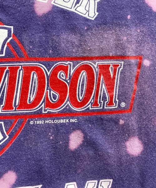 HARLEY-DAVIDSON（ハーレーダビッドソン）HARLEY-DAVIDSON (ハーレーダビッドソン) 半袖Tシャツ パープル サイズ:Lの古着・服飾アイテム