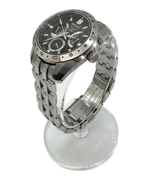 SEIKO（セイコー）SEIKO (セイコー) メカニカル GMT 自動巻き 腕時計 シルバーの古着・服飾アイテム
