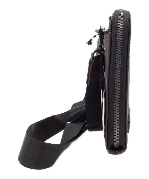 TAKEO KIKUCHI（タケオキクチ）TAKEO KIKUCHI (タケオキクチ) 2WAYショルダーバッグ ブラウンの古着・服飾アイテム